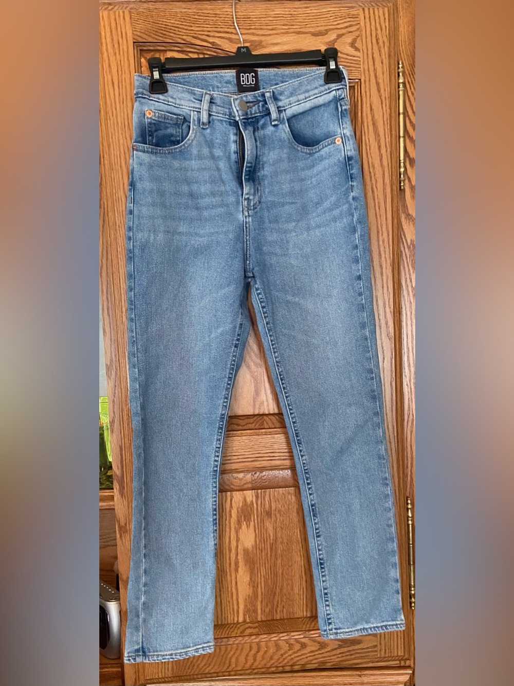 BDG Light Blue Straight-Leg Jeans